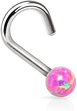 Mujew Nosal Ring PINK 20G
