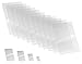 100 Pcs 6x9 Clear Resealable Cellophane Bags - 1.2 MIL Glossy Self Seal Cello Bag For Gifts, Food, Soap, Candles and Bakery Goods - By Priti Parti