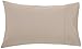 Amazon Brand – Pinzon 400-Thread-Count Hemstitch Egyptian Cotton Pillowcases - Standard, Taupe (Set of 2)