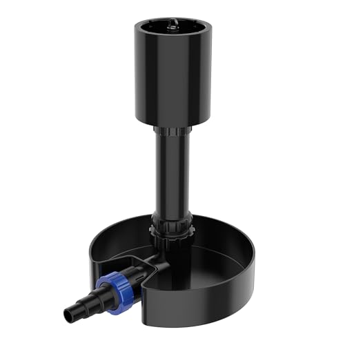 SunSun CSP-40 Standskimmer für Teiche bis 40 m², max. 16.000 l/h, Skimmer als Blättersammler für Gartenteich Teichpflege, zum Anschluss an Pumpe
