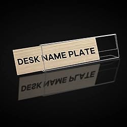 12 Pack 10"W x 2"H Acrylic Office Name Plates Name