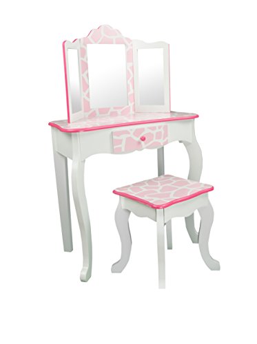 kids vanity table and chair