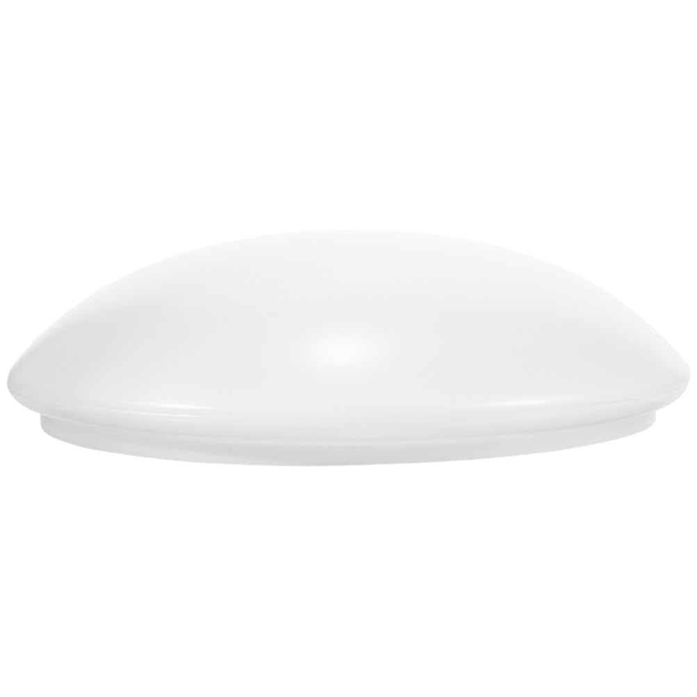 Gadpiparty Round Ceiling Light Cover 12.4 Inch Plastic Dome Shade Clip-on Fixture Accessory for Bedroom Bathroom Kitchen Balcony Indoor Lighting