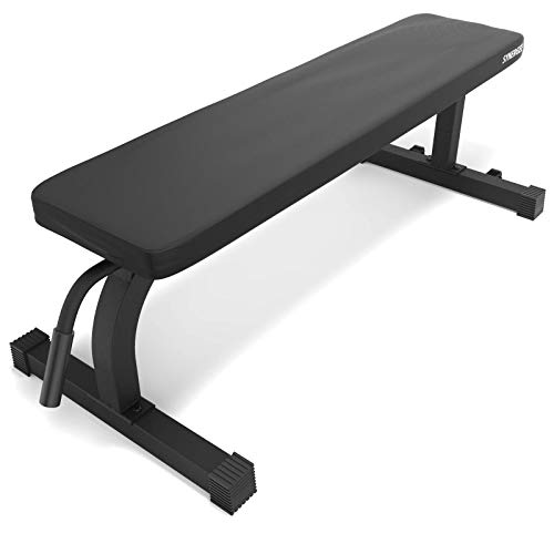 Synergee Flat Bench Workout Bench Perfect for Pressing Exercises