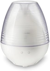 WINSOUL 160ml mounted centrifugal chimney electronic explosion fantasy anion cool mist air farm natural nourish moisture novelty love classic 12v 7 color changing humidifier (White-ColorfulLamp)