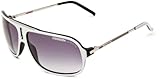 Carrera Cool/S Navigator Sunglasses,White, Black & Palladium Frame/Grey Gradient Lens,One Size