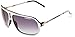 Carrera Cool/S Navigator Sunglasses,White, Black & Palladium Frame/Grey Gradient Lens,One Size