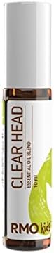 Rocky Mountain OilsClear Head Roll-on | Natural Aromatherapy Blend with Peppermint & Lavender | Pure Essential Oil Blend for Aromatherapy Diffuser | 10ml Glass Bottle