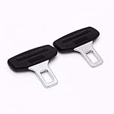 ADOO - 2PCS Seat Belt Buckle, Automotive Metal seat Belts, Universal Belt Buckles