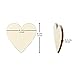 Wooden Hearts 100pcs, 1-1/2