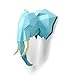 Timorn DIY Pre-Cut Papercraft Assembly Kit 3D Head Wall Decor Elephant Head Trophy