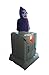 BZB Goods 6 Foot Animated Halloween Inflatable Grim Reaper in Tombstone with Rise and Fall Animation Decoration