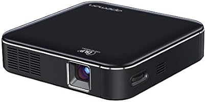 Mini Beamer, APEMAN 2021 Upgrade DLP Beamer, Unterstützung 1080P Full HD 50000 Stunden Projektor, eingebauter Akku...