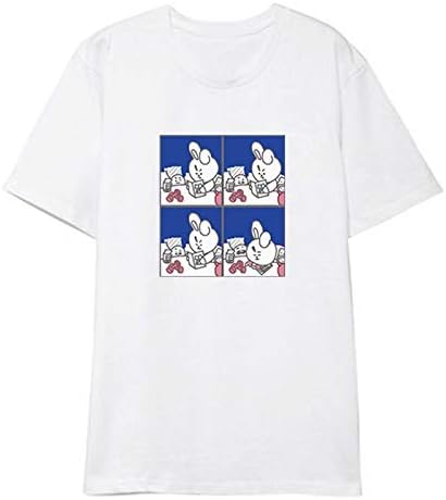 Amazon Loopy Bts 防弾少年団 ｔシャツ 半袖 メンズ レディース Bt21 Btsグッズ 二色 黒 白 春夏 男女兼用 応援服 韓流コート かわいい Tシャツ カットソー 通販