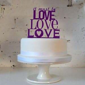 Seaheaven Ltd Gateau De Mariage Il Doit Etre Love Love Love Madness Paroles De Chanson Insolite Amazon Fr Cuisine Maison