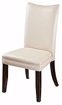Ashley Furniture Signature Design - Charrell Dining Side Chair - Curved Back - Set of 2 - Ivory