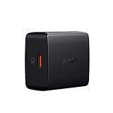 Quick Charge 3.0 AUKEY 18W USB Wall Charger with Foldable Plug for Samsung Galaxy Note8 / S8, LG G6 / V30, iPhone X / 8 / Plus, iPad Pro and More