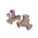 Forgun 2Pcs 17mm Microwave Oven Turntable Roller Guide Support Coupler Tray Shaft