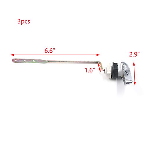 Toilet Flush Handle Side Mount Toilet Tank Lever Flush Handles Pack of 3