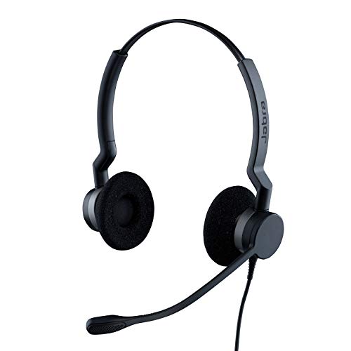 Jabra Biz 2300 Duo Usb avec Fonction "Muet" et Contrôle De Volume Sur Cordon