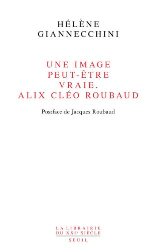 Une  image peut-être vraie, Alix Cléo Roubaud