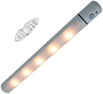 Motion Sensor Night Light, Wireless Infrared Sensor Light ON OFF AUTO 3 Modes with Magnetic Battery Operated for Closets Hallway Stairway Cupboard,JWAIT,Warm White