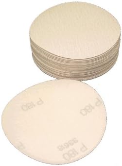 5 Inch Hook & Loop Sanding Discs, No Holes, 600 Grit, Box of 50.