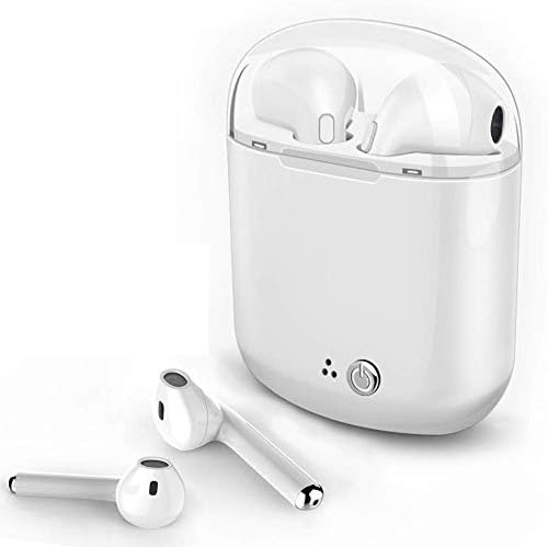 Wireless Earbuds Bluetooth Headphones with Mic Hands -Free Calls for Sports & Workout in Ear Earphones with Portable Charging Case for iPhone X 8 7 6 Plu, Samsung Galaxy S7 S6 and Smartphone etc