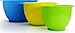 Utopia Kitchen Mixing Bowl Set - BPA Free - Dishwasher Safe - 3 Piece Set - (1.2 Quarts - 2.1 Quarts - 3.6 Quarts)