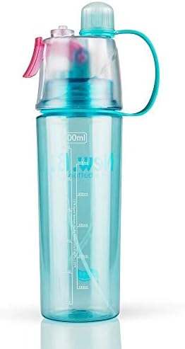 Vmoni 600 ML Sports Spray Water Bottle Straw Outdoor Bicycle Cycling Sports Gym (Assorted Color)