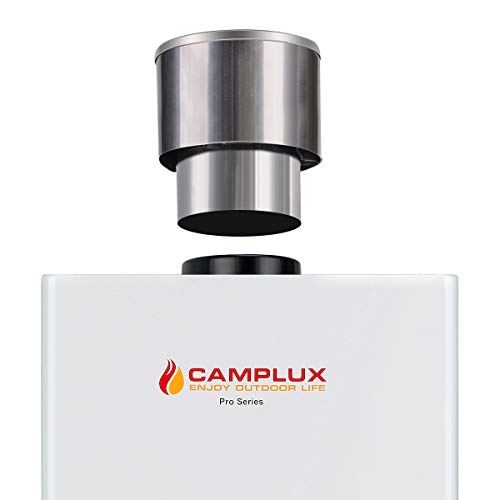 image for CAMPLUX ENJOY OUTDOOR LIFE Camplux 4.33''(110mm) Rain Cap, Stainless S