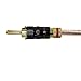 GLS Audio Locking Series Generation 4 Gold Connector Banana Plugs Banana Clips - 20 Pack (10 Red & 10 Black)