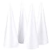Juvale Foam Cone Pack - 4-Pack, 4.5 x 13.5 in, White - Cone-Shaped Floral Foam - DIY Craft Projects, Craft Supplies & Floral Arrangements