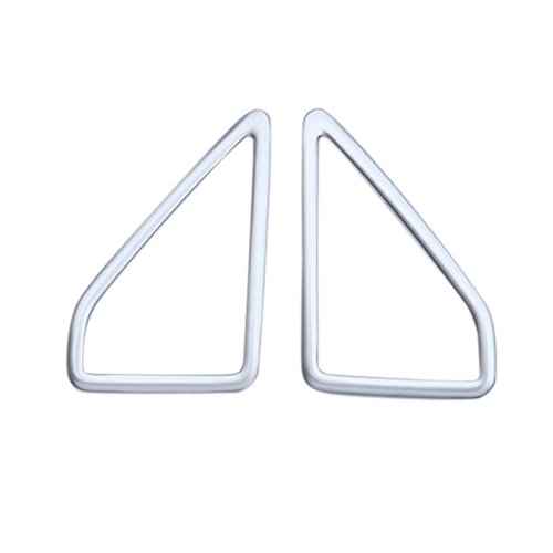 ABS Matte Door Inner Speaker Cover Ring Decor Trim For Ford Escape Kuga 2013-2017 (Front Upper Speaker 2pcs)
