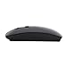 Perman Slim 2.4 GHz Optical Wireless Mouse Mice with USB Receiver for Macbook Computer PC Laptop Gamer Black