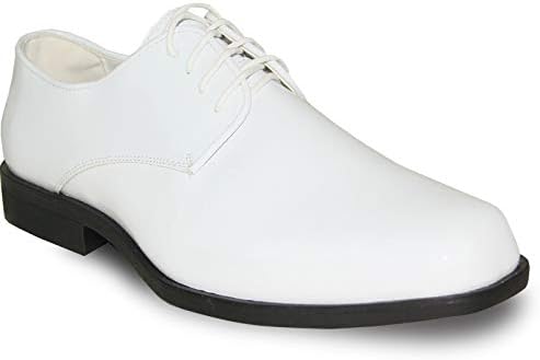 VANGELO Men Formal Tuxedo Dress Shoe for Wedding, Uniform and Prom -Wide Width Available