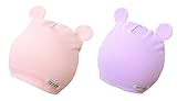 GZMM Baby Newborn Beanie Hats Soft Cotton 2 Packs For Unisex Infant