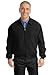 Port Authority J730 Casual Microfiber Jacket - Black/Solid Pewter Lining - Large