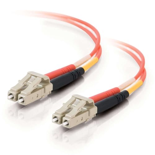 C2G/Cables to Go 36363 LC/LC LSZH Duplex 50/125 Multimode Fiber Patch Cable, Or…