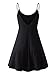 MSBASIC Women's Sleeveless Adjustable Strappy Summer Beach Swing Dress
