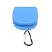 Mouth Guard Case, AIWAYING Orthodontic Dental Retainer Box,Carabiner Hook, Retainer with Case Air Vent Holes Denture Storage Container 4 Pack