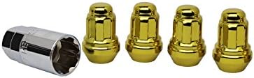 White Knight 40400SGDT Gold Wheel Lock, 4 Pack