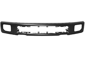Tecman front Bumper Face Bar Shell for Ford F150 2015 2016 2017 Pickup W/Fog 15 16 17, FO1002424