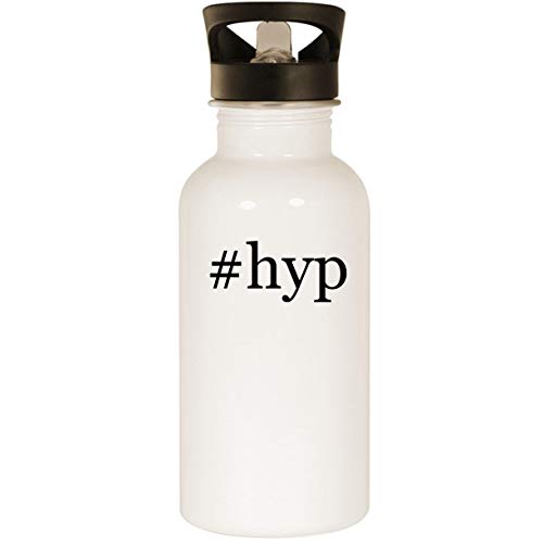 #hyp - Stainless Steel Hashtag 20oz Road Ready Water Bottle, White
