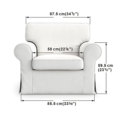 TLY IKEA Ektorp Armchair Cover Cotton