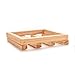 Velishy(TM) Square Natural Wood Soap Dish Shower Accessory