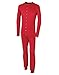 Duofold Men's Mid Weight Double Layer Thermal Union Suit, Red, XX-Large