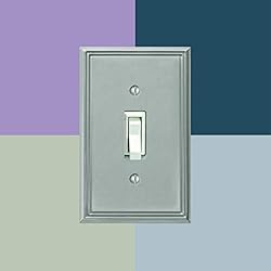Amerelle 77TRBN Metro Line Wallplate, 1 Toggle / 1
