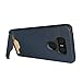 Phone Case for LG G6 with Tempered Glass Screen Protector Cover Credit Card Holder Wallet Stand Kickstand Cell Accessories Heavy Duty Protective LGG6 G 6 Plus LG6 ThinQ G6+ 6G VS988 H871 Women Blue