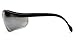 Pyramex Venture Ii Safety Eyewear, Silver Mirror Lens With Black Frame